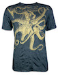 SURE Herren T-Shirt - Der Riesen Krake Special Edition Gold