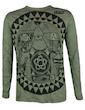 SURE Men´s Longsleeve Shirt - The All-Seeing Eye Size M L XL of Providence God Pyramid Goa Psy Trance