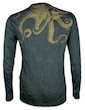 SURE Men´s Longsleeve - The Giant Kraken Special Edition Gold Size M L XL Octopus Psychedelic Art Techno