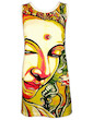 MIRROR Damen Trägerkleid - Schweigender Buddha