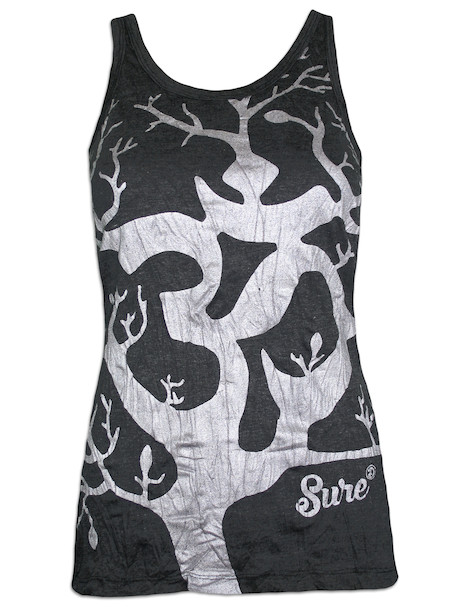 SURE Women's Tank Top - Om Magic Tree Special Edition Silver