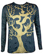 SURE Herren Longsleeve Shirt - Om Magischer Baum Special Edition