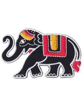 Patch Indian Elephant