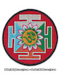 Patches Set of 6 Om Sun Wheel