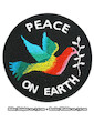 Patches Set of 4 World Peace