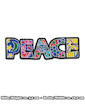 Patches Set of 4 Peace and Love
