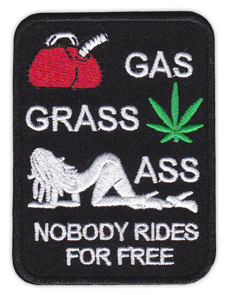 Aufnäher Gas Grass Ass