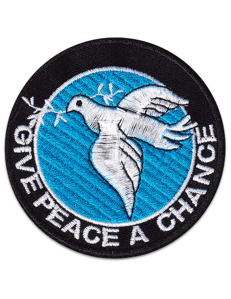 Give Peace A Chance Patch Iron Sew On Symbol No War