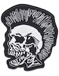 Iro Skull Patch Iron Sew On Punker Punkrock Mohawk