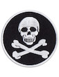 Jolly Roger Patch Iron Sew On Pirate Flag Skull Bones