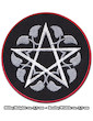 Life Flower Pentagram Patch Iron Sew On Gothic Magic