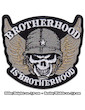 Brotherhood Is Brotherhood Patch Iron Sew On Biker Army