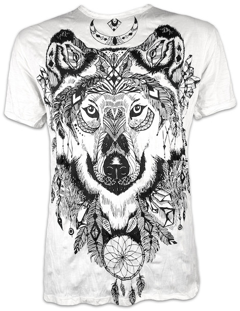SURE Men´s T-Shirt Ghost Wolf